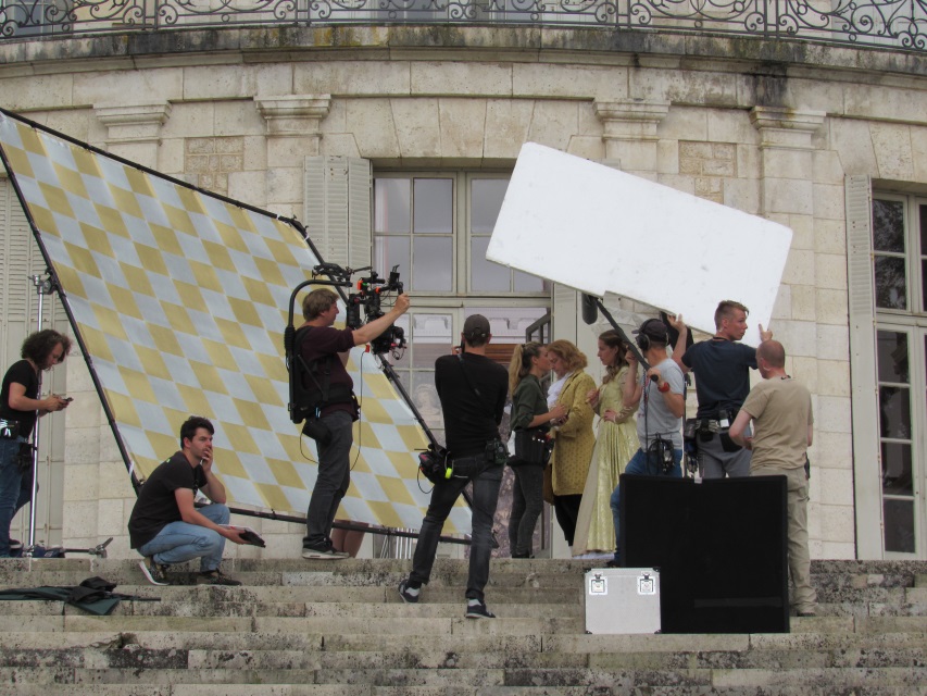 Tournage d'une série hollandaise au COS CRPF 2