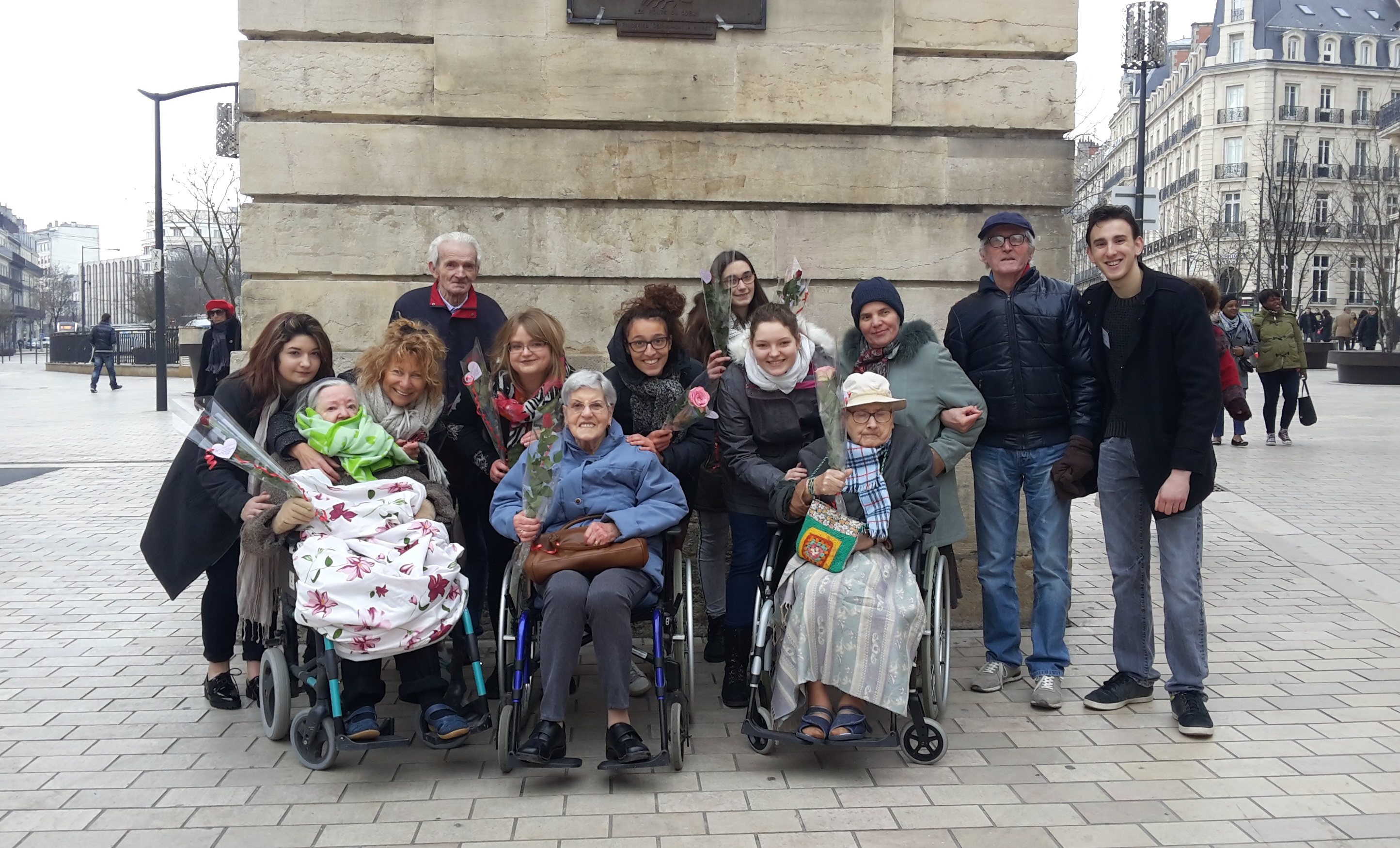 Sorties des résidents accompagnés des lycéens
