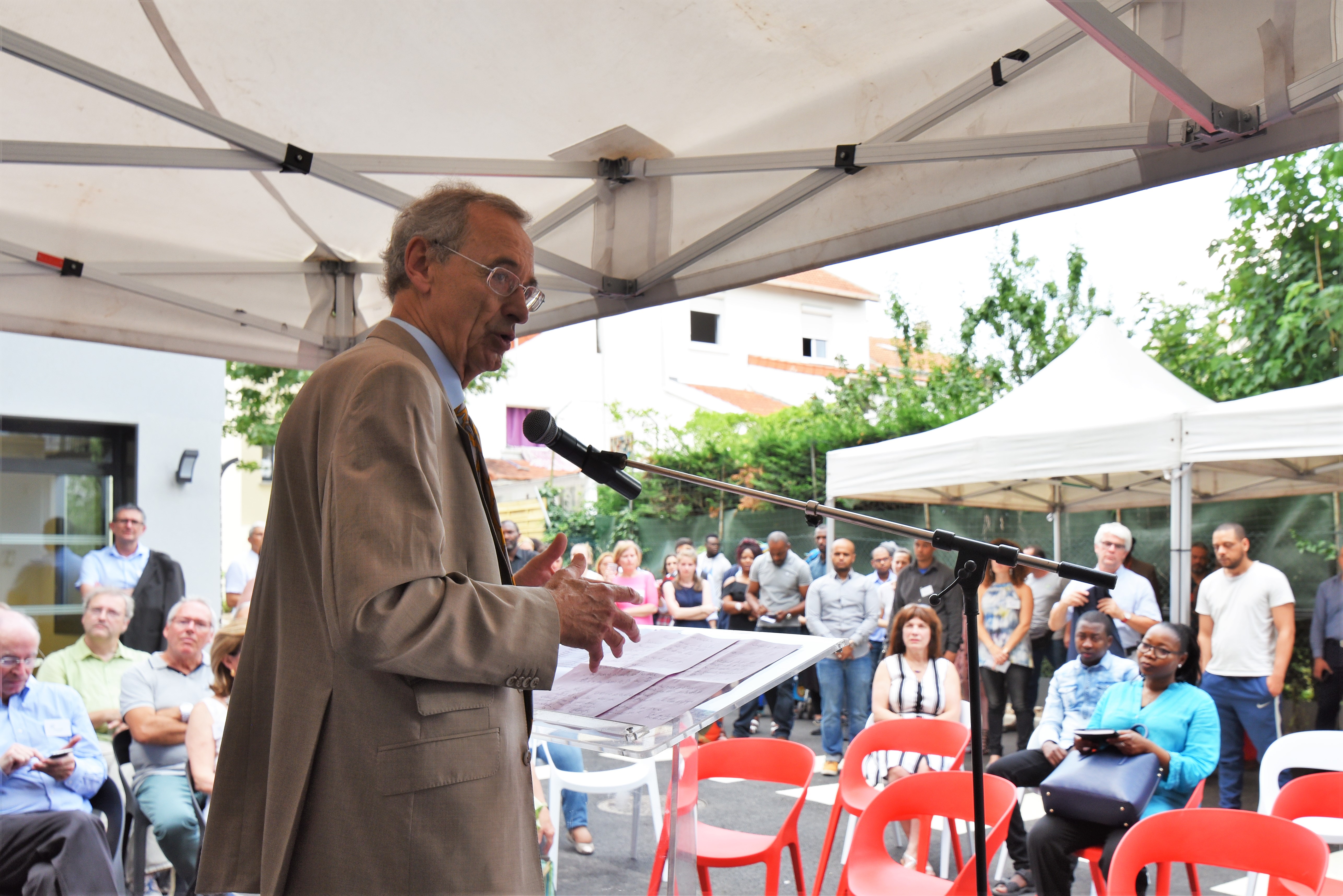 Discours de Jean Aribaud, président du COS