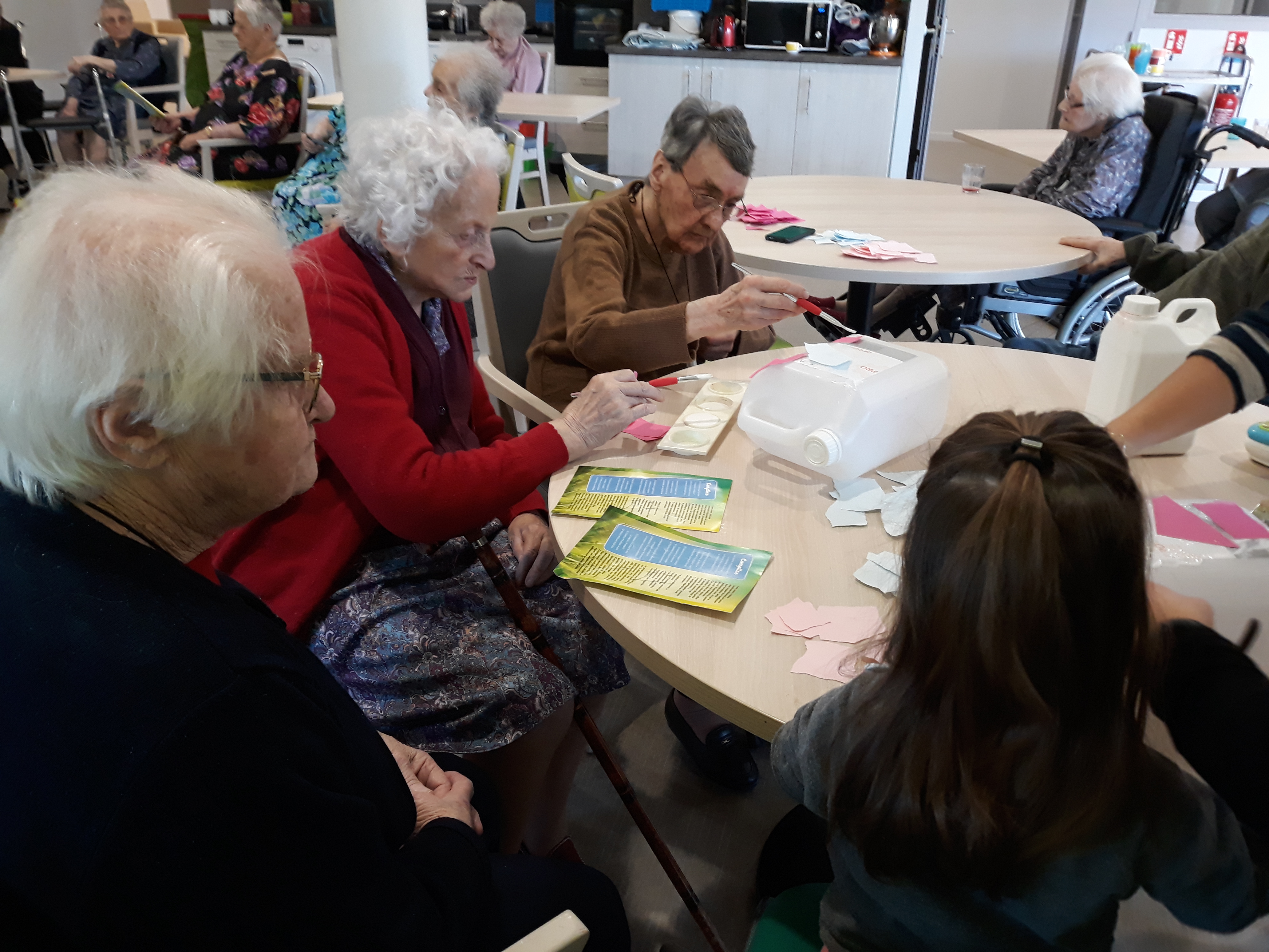 Visite des assistantes maternelles et de leurs petits