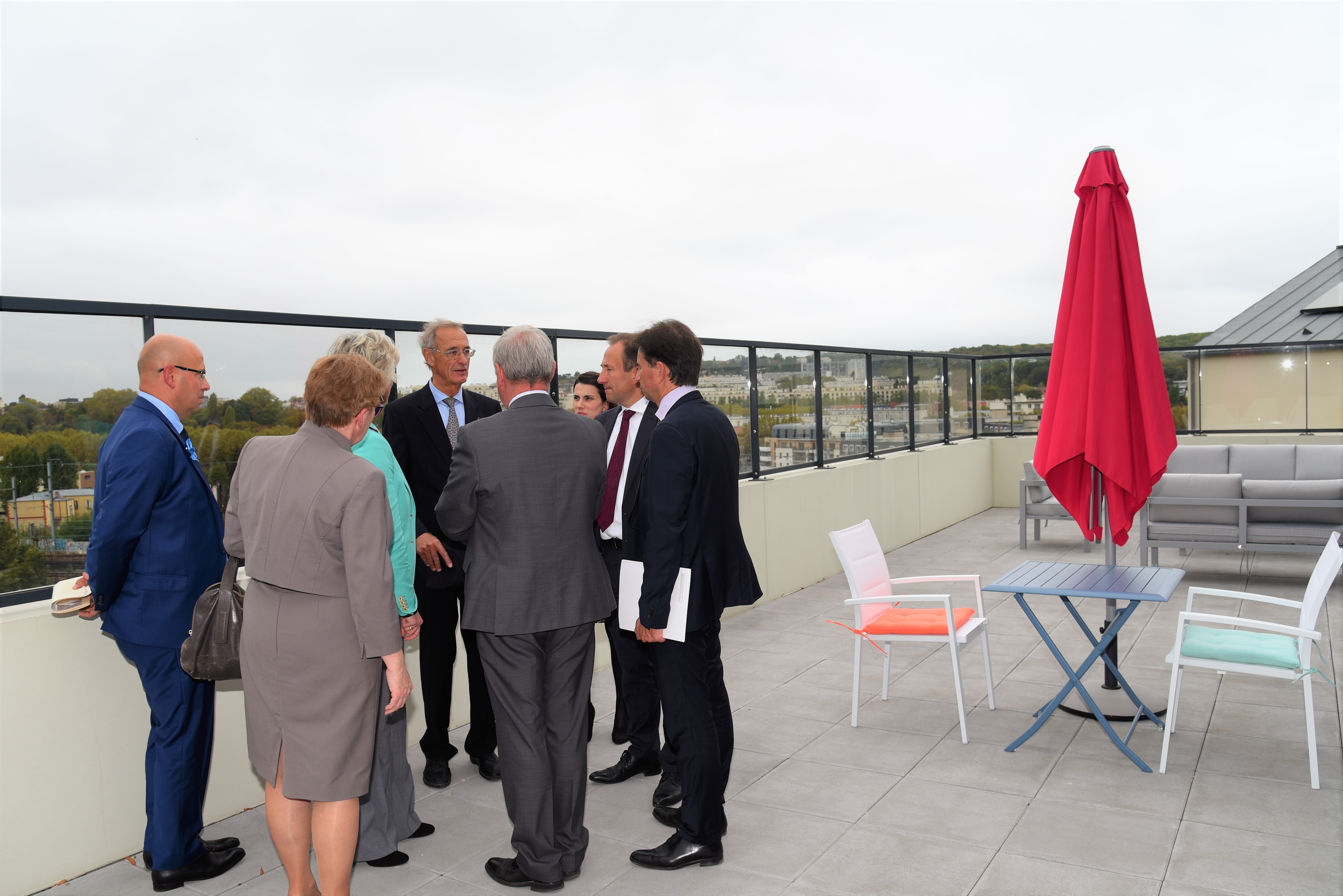 La terrasse du Pôle d'activités et de soins adaptés (PASA) de l’Ehpad COS La Source