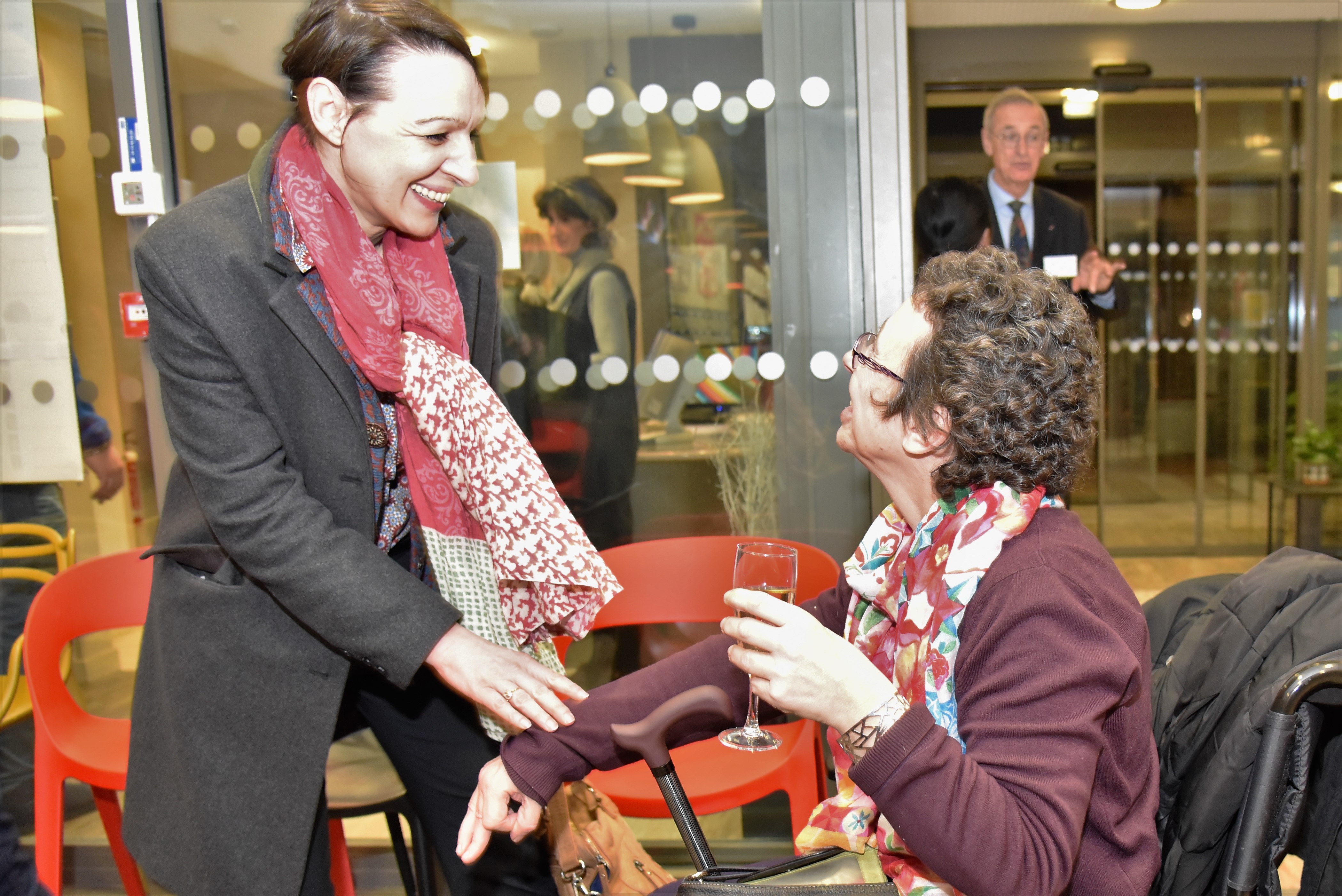 Christelle Quesney Ponvert secrétaire général de la Fondation et Sophie