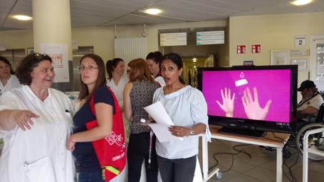 Mission "Mains propres" au CMPR de Bobigny ! 