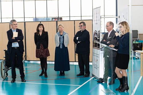 Inauguration de l'exosquelette Exso