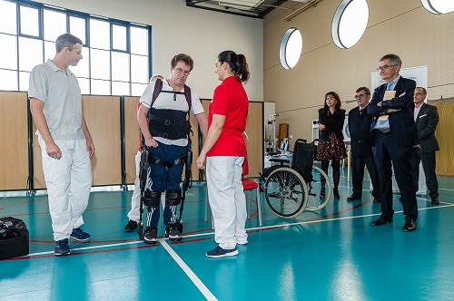 Inauguration de l'exosquelette Exso