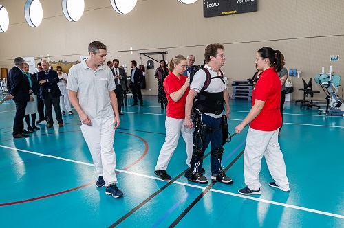 Inauguration de l'exosquelette Exso