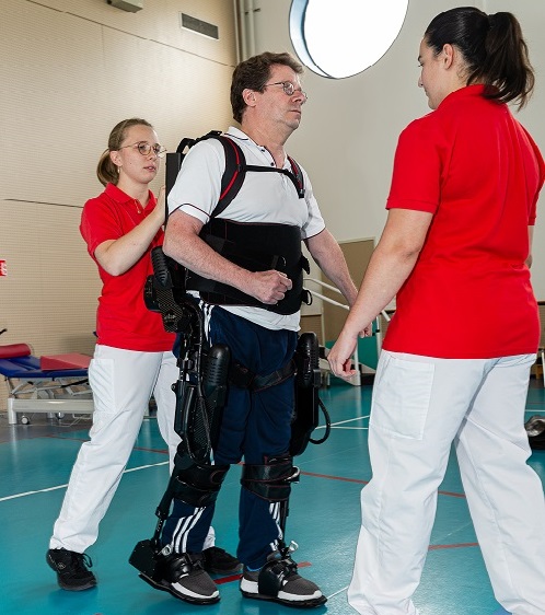Inauguration de l'exosquelette Exso