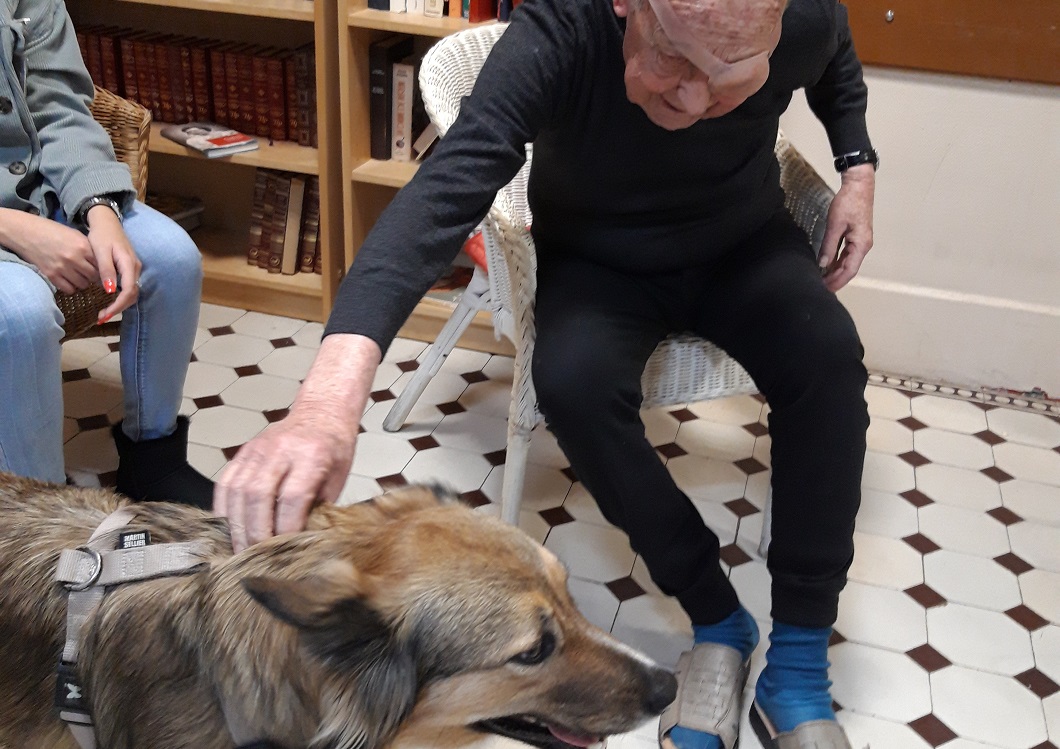 Atelier de médiation animale dans l'unité de la Source