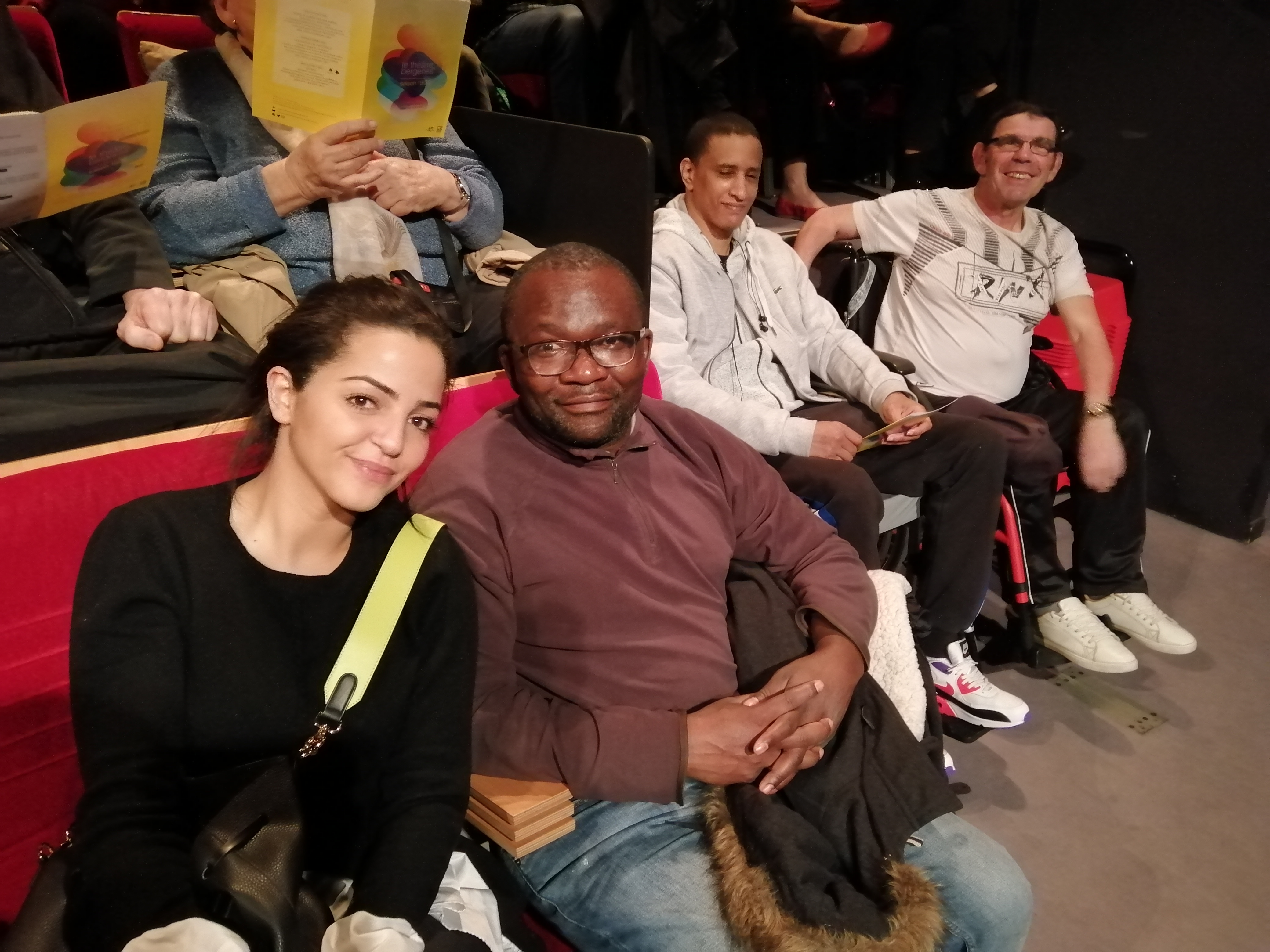Théâtre des Bergeries "Le Syndrome du Banc de Touche" pour des usagers du SAMSAH COS 93