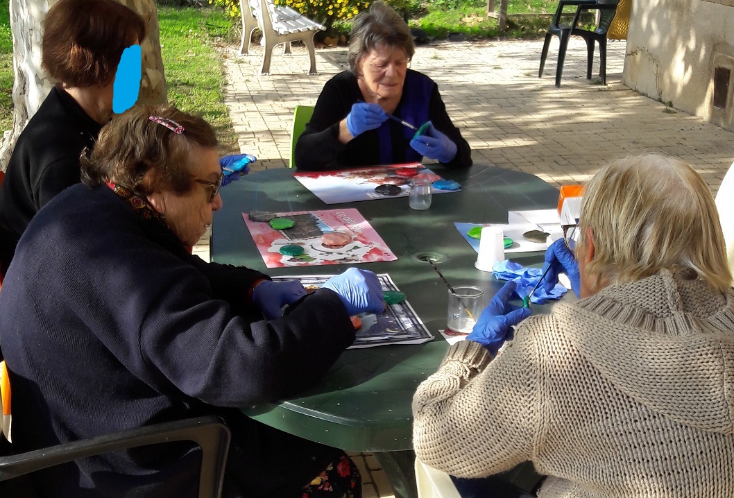 Atelier peinture à la Villa
