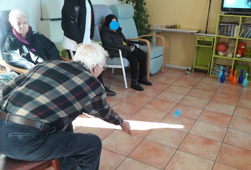 Jeu de quilles à la Villa