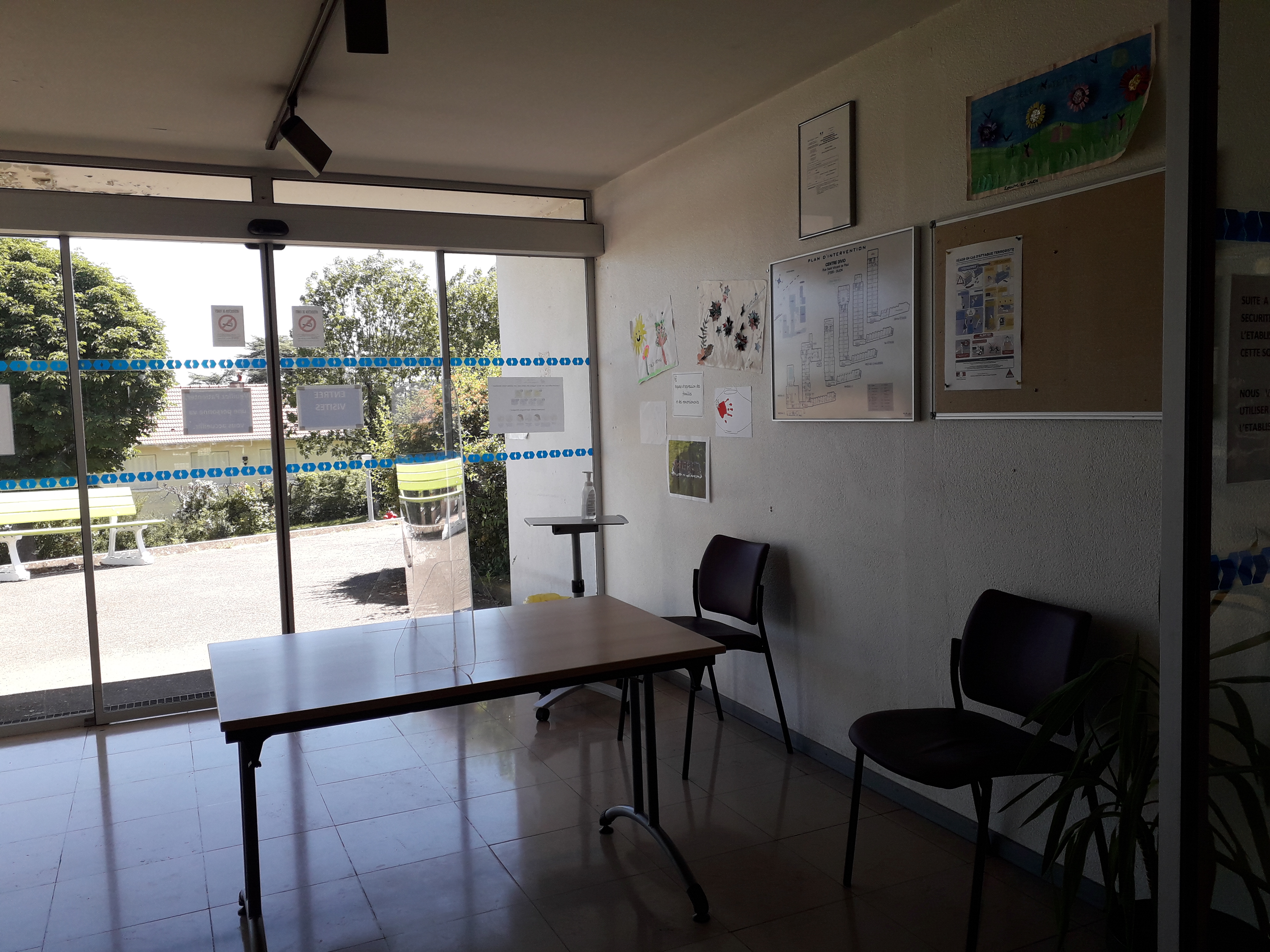 Espace dédié aux visites