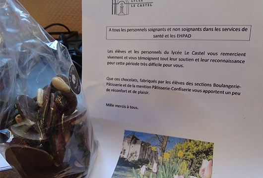 Un geste qui a touché le personnel de l'Ehpad