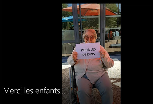 Projet intergénérationnel pendant le confinement - Ehpad COS Fontenelle