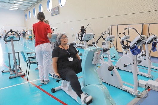 Gymnase - Entraînement ergocycle