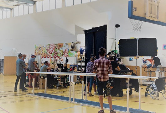 Tournage au CMPR COS de Bobigny - Plateau