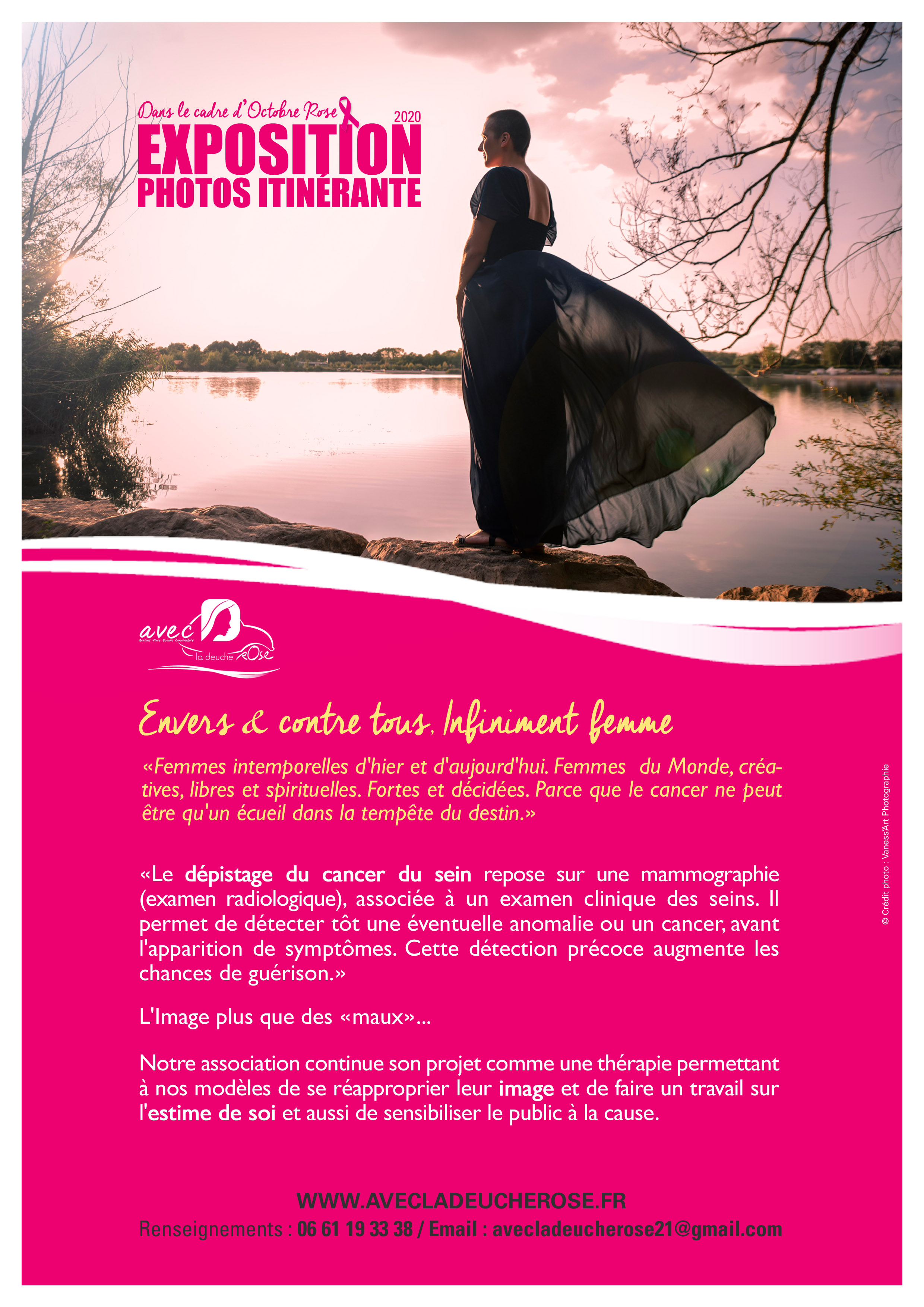 Un octobre en rose : affiche de l'exposition (