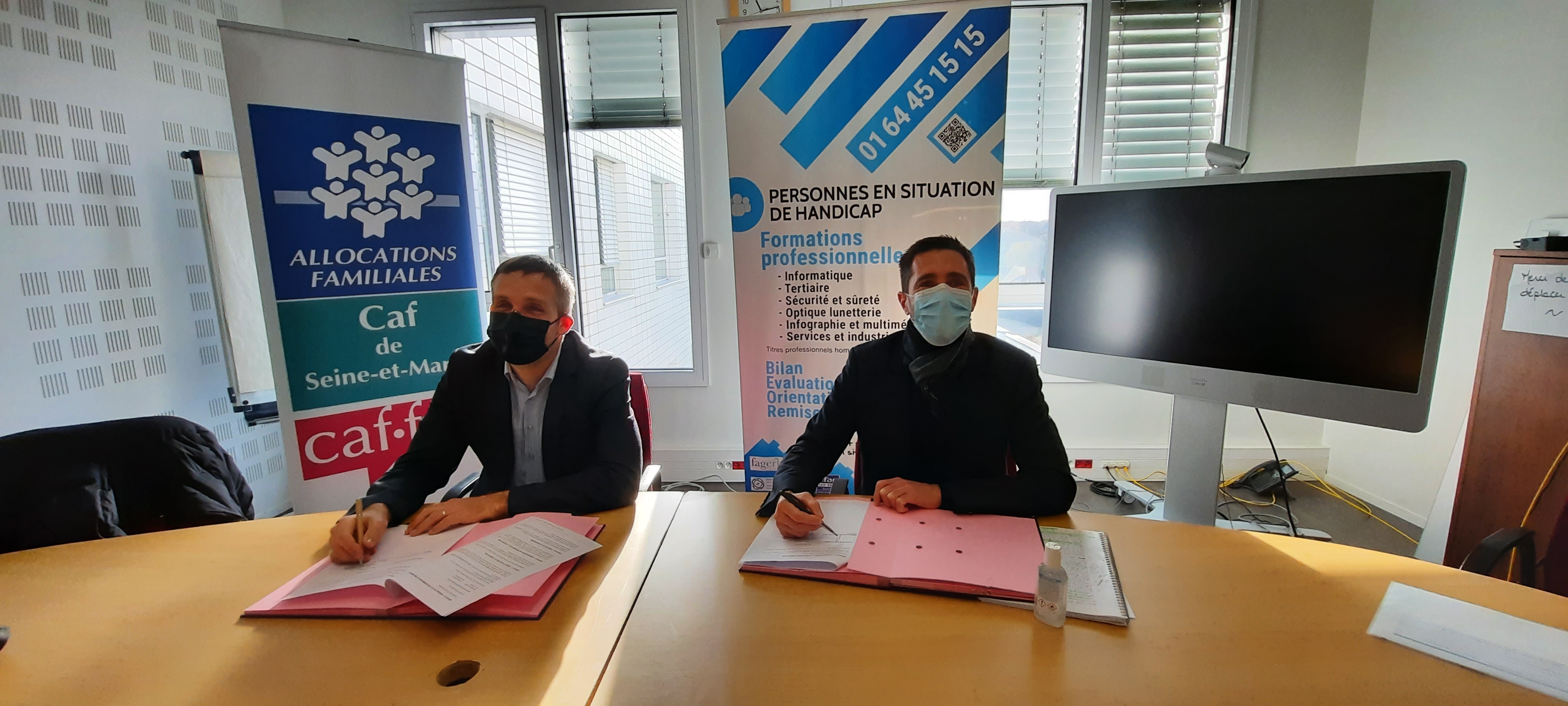 Signature d’une convention de partenariat avec la CAF de Seine-et-Marne
