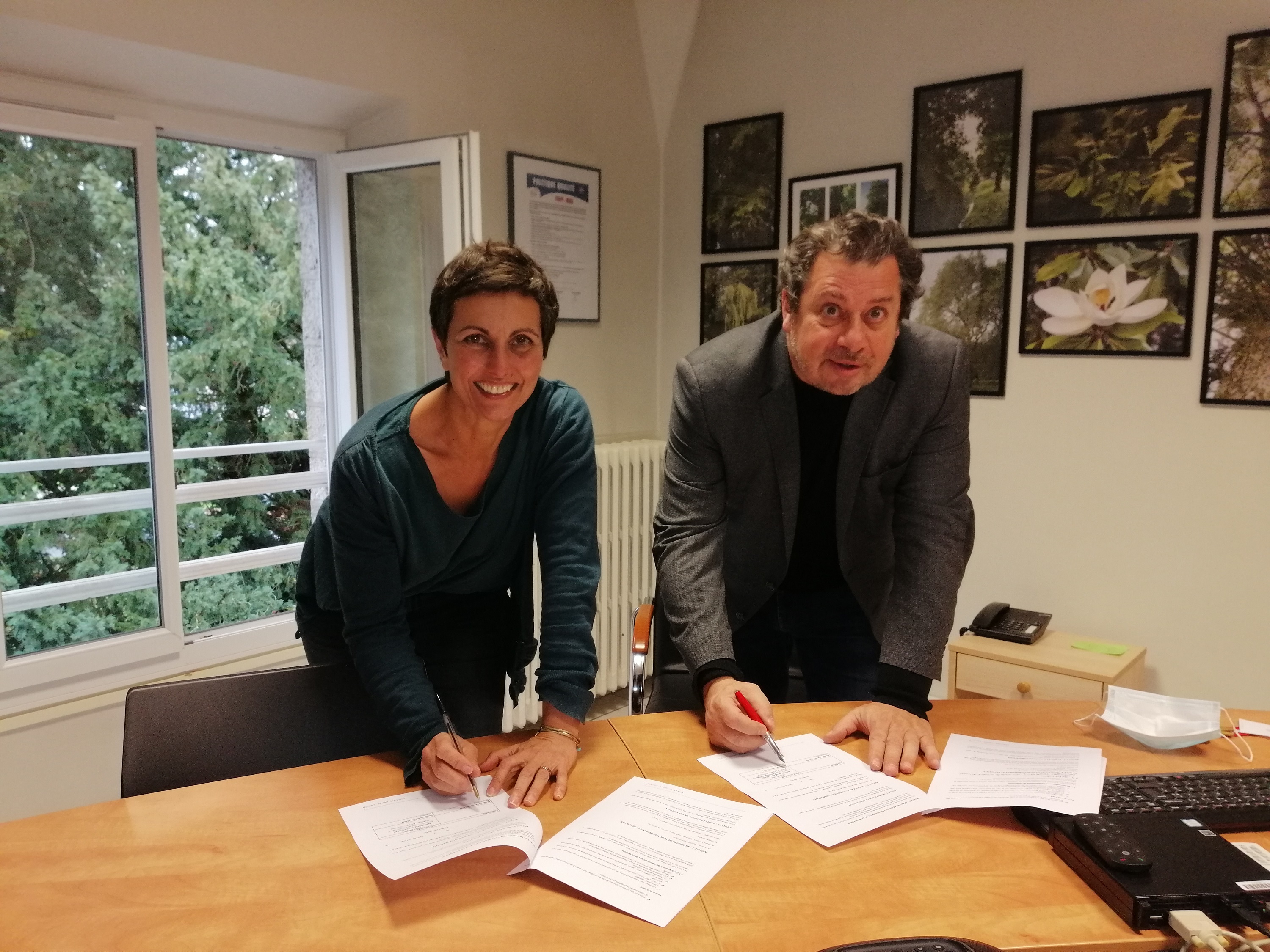 Signature d’une convention de partenariat avec l’association Grinn