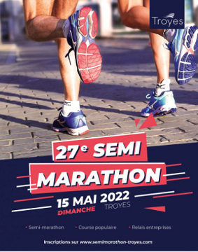 Affiche semi marathon 2022
