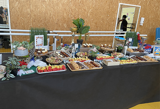 Buffet de l'événement