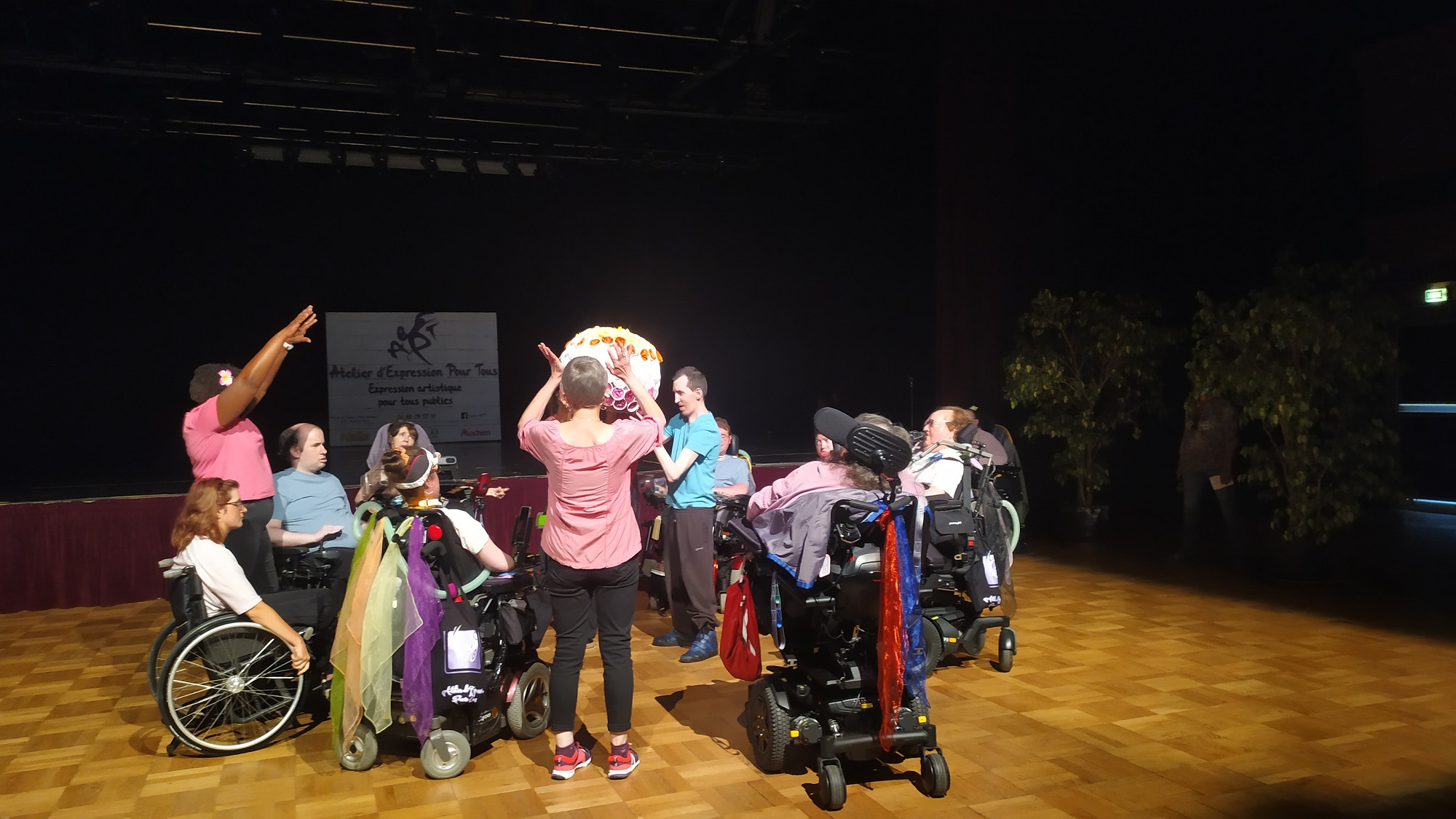 Spectacle de danse fauteuil