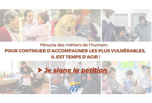 pétition UNIOPSS métiers de l'humain