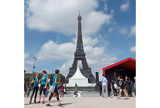 Village la parisienne, vue Tour Effeil