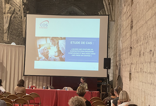 Intervention d'Aurélie HUMEAU ARIES du CRF COS DIVIO sur le sujet suivant : « Quand une posture de surprotection engendre confusions et malaises dans une prise en charge » 