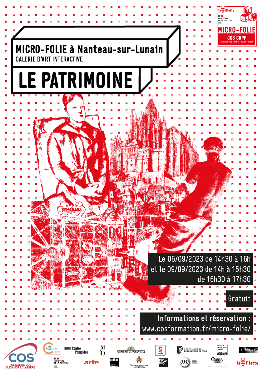 Affiche Micro-Folie Le patrimoine