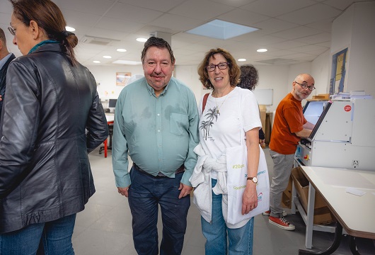ESAT COS Regain #20ans JPO 2023 Seconde visite de l'atelier Bureautique