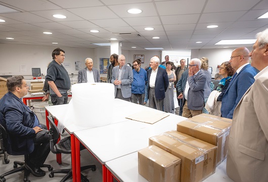 ESAT COS Regain #20ans JPO 2023 Visite de l'atelier Bureautique