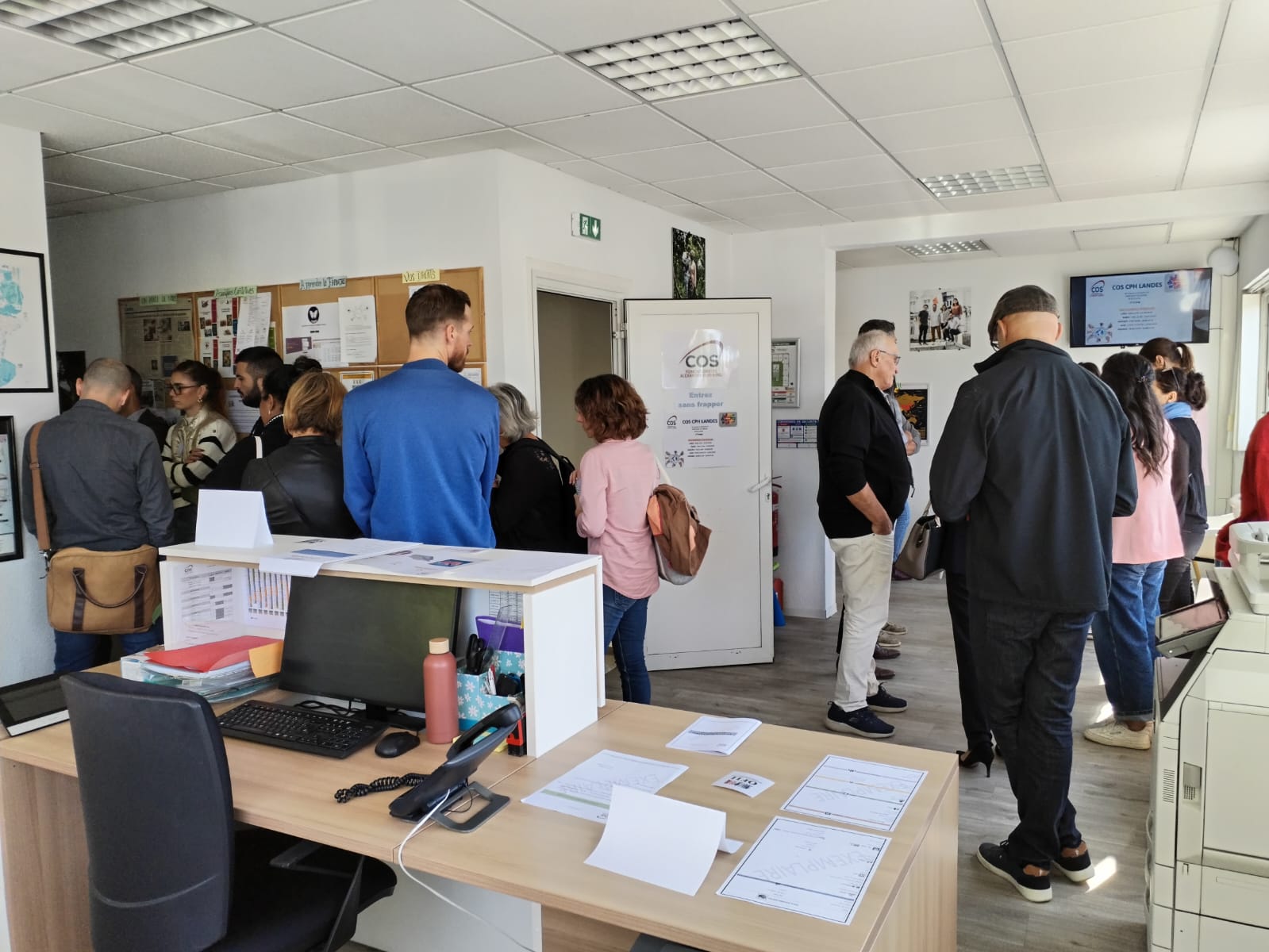 Visite des bureaux du COS CPH