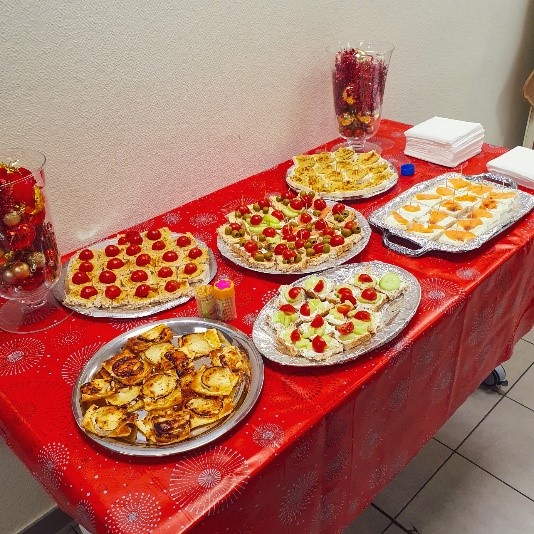 Repas partagé des fêtes de fin d'année