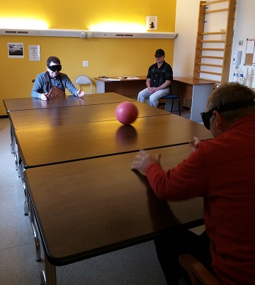 Goalball Patrick et Jean-Pierre