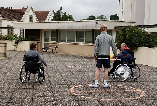 Rugby fauteuil Patrick et Jean-Pierre