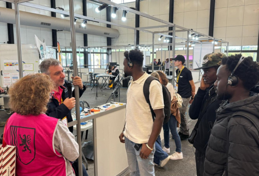 Visite aux Olympiades des métiers