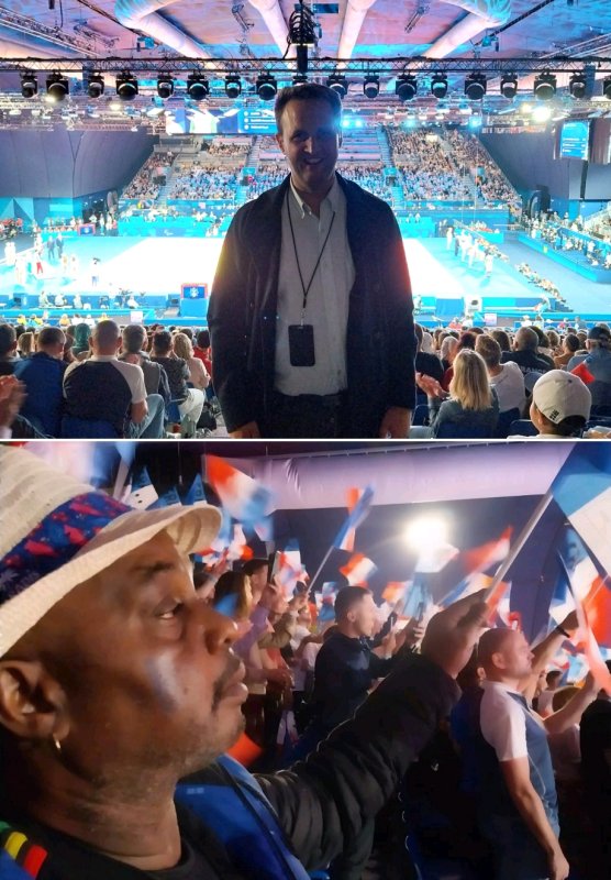 Nous avons supportés l'équipe de France judo pour les JO de Paris