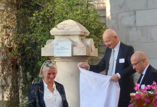 Inauguration Parvis Alexandre Glasberg