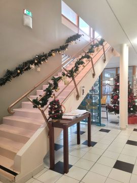 Pour Noël, l’établissement est en fête ! 