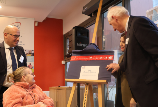 Inauguration salle Alexandre Glasberg à l'EAM COS Val de Bièvre