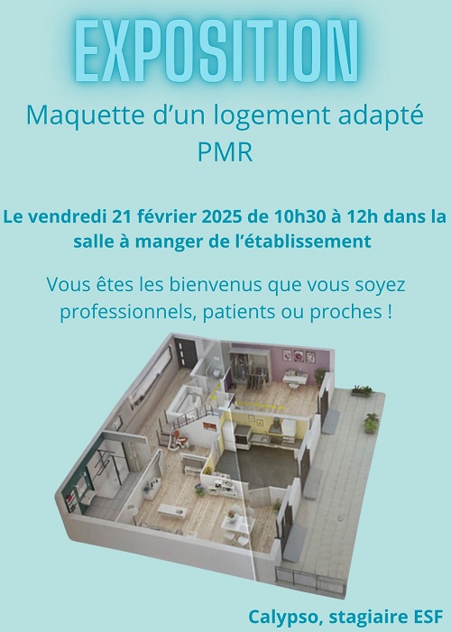 Affiche exposition de la maquette