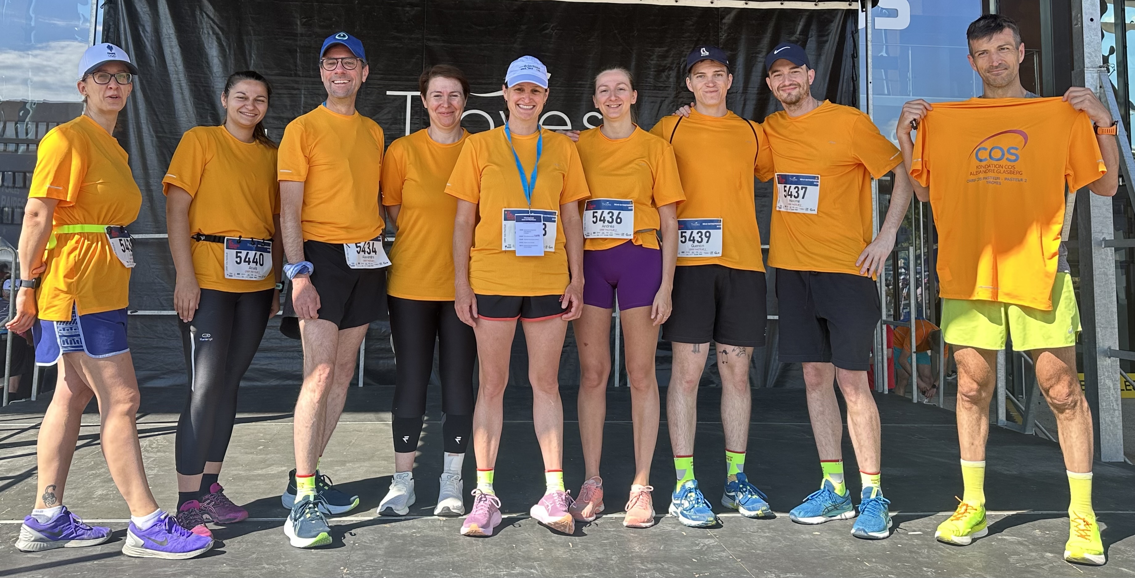 Team Pasteur 10km et semi entreprises