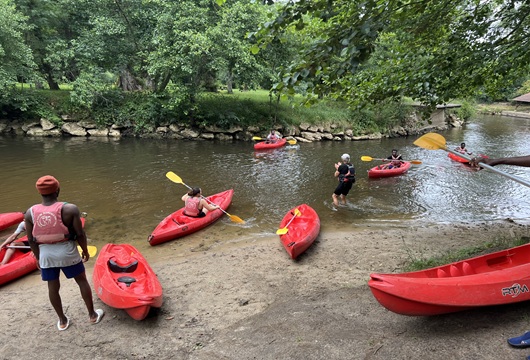 Les débuts en kayak