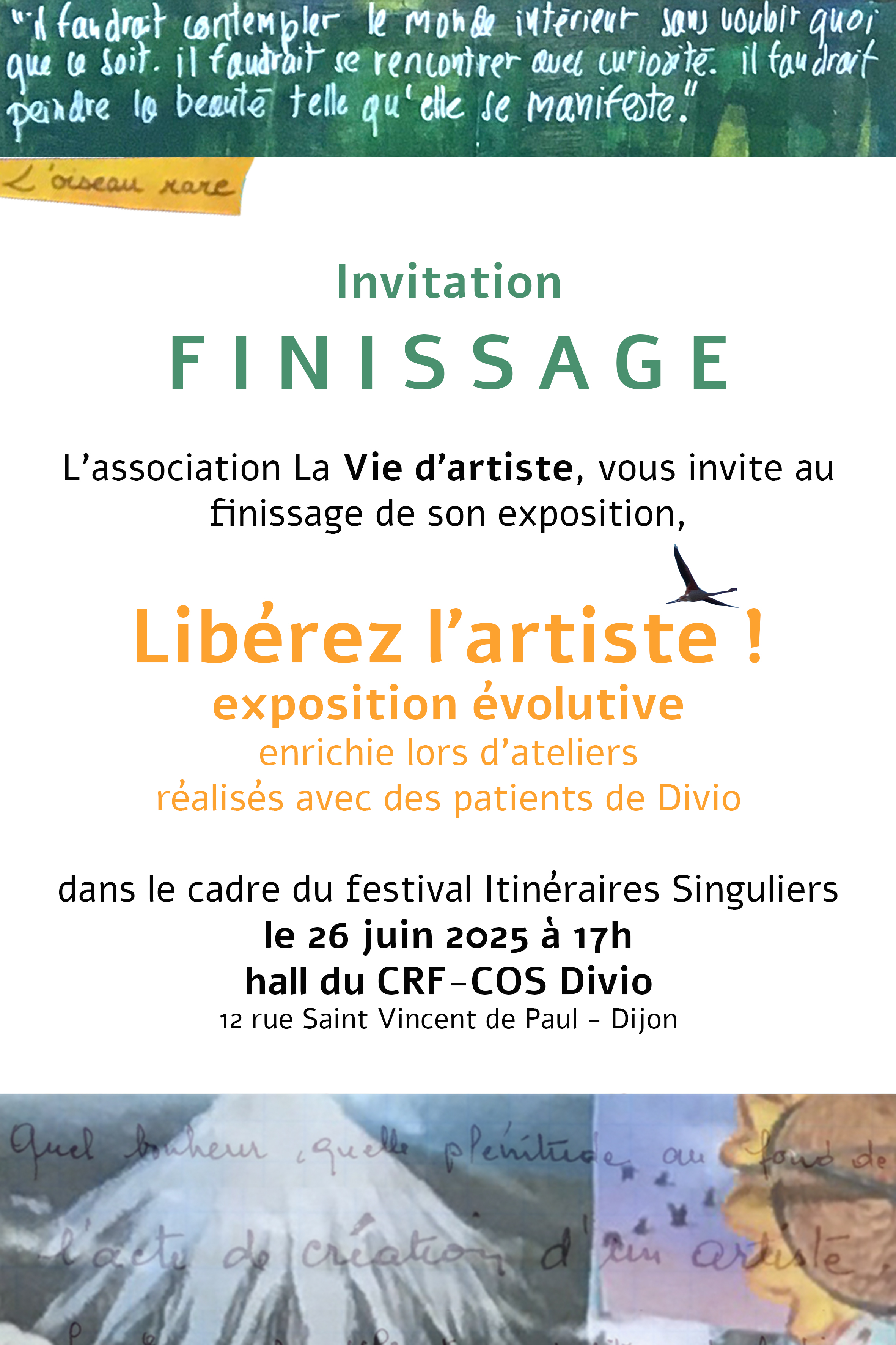 Affiche du finnissage