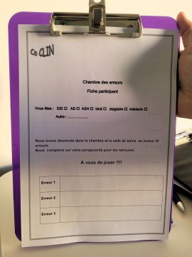 La chambre des erreurs, pour s’exercer dans la bonne humeur