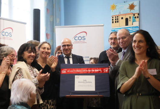 Dévoilement de la plaque - Ehpad COS Sainte-Marthe