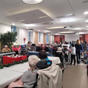 Le grand goûter de Noël avec les familles