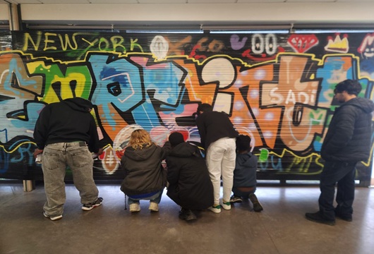 En plein travail
