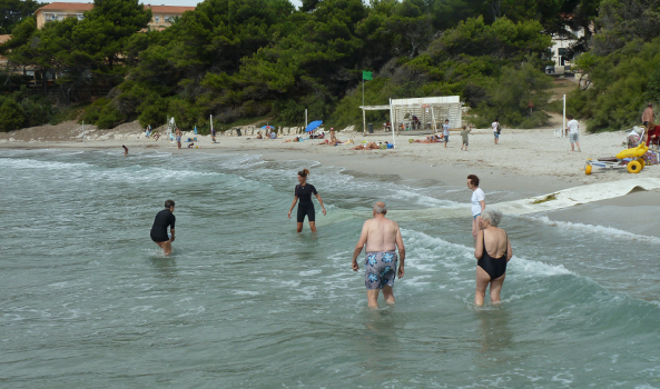 La mer à proximité du COS Beauséjour